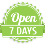 Open 7 Days a Week